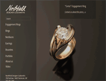 Tablet Screenshot of northfieldgoldsmiths.com